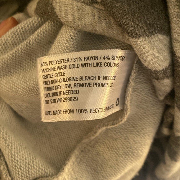 Knox Rose Animal Print Lightweight Sweatshirt Size XL - Picture 3 of 11